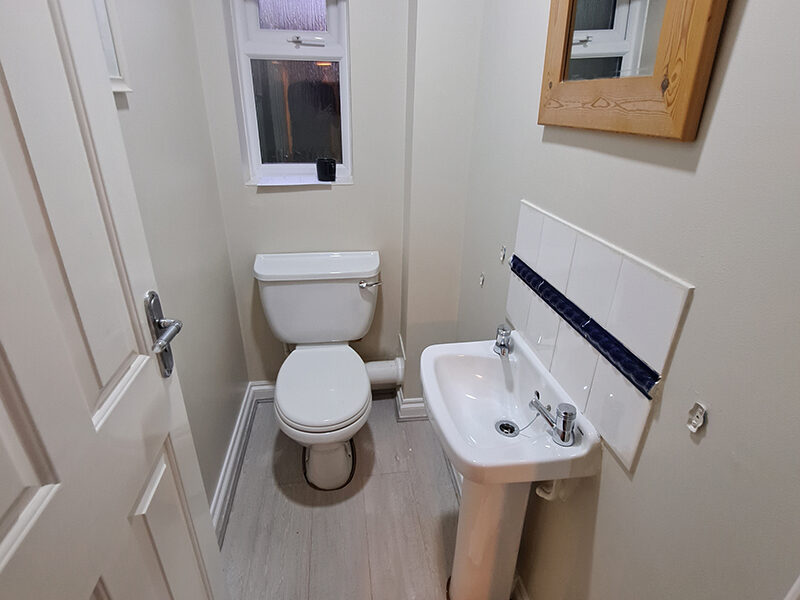 Exeter Cloakroom before
