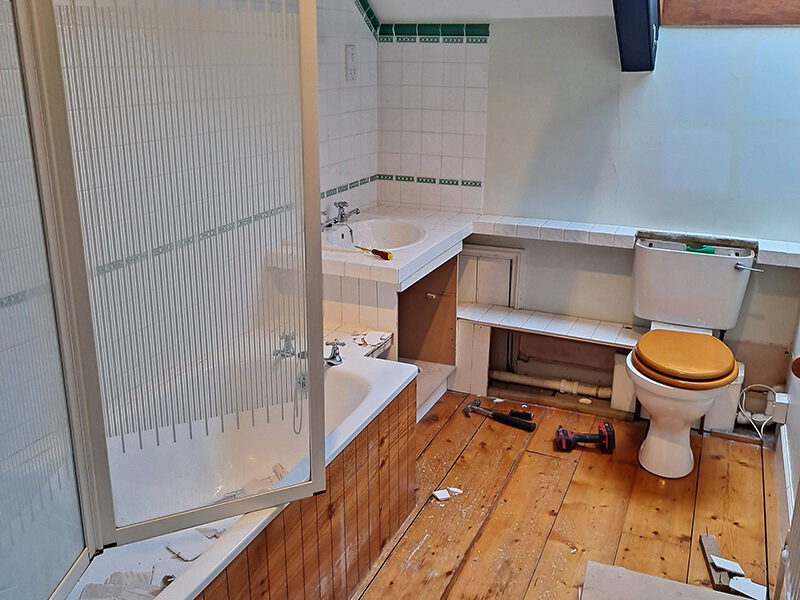 Spaxton Bathroom before